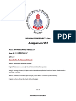 Information Security Assignment 04