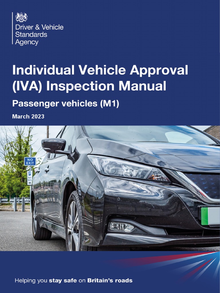 Individual Vehicle Approval Inspection Manual Passenger Vehicles | PDF ...