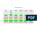 Horario 502 Segundo Semestre 2021