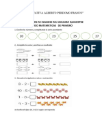 Cuestionario de Logico Matematica