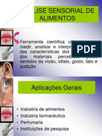 Aula de Analise Sensorial de Alimentos