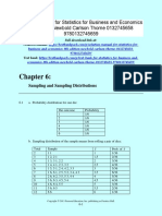 Statistics For Business and Economics 8th Edition Newbold Solutions Manual Download