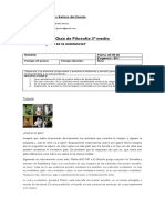 Guía de Filosofía La Existencia - La Realidad y La Falsedad Constanza Encina