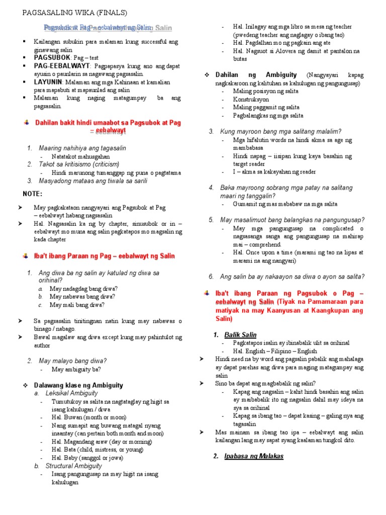 Fil 1 Lesson 3 | PDF