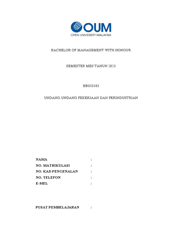 ASSIGNMENT BBUI3103-new | PDF