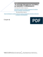Strategic Management 3rd Edition Rothaermel Solutions Manual Download