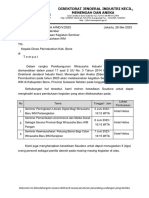 341 - Surat Pembukaan Seminar WUB IKM Tahap 2 - Dinas Bone