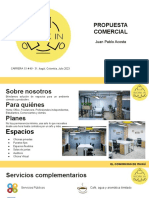 Presentación Comercial Work in - Juan Pablo Acosta