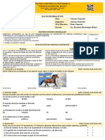 Evaluación I Trimestral 9no. D Año 23-24