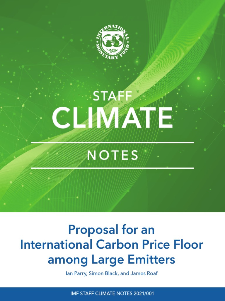 IMF carbon floor price 2021 PDF