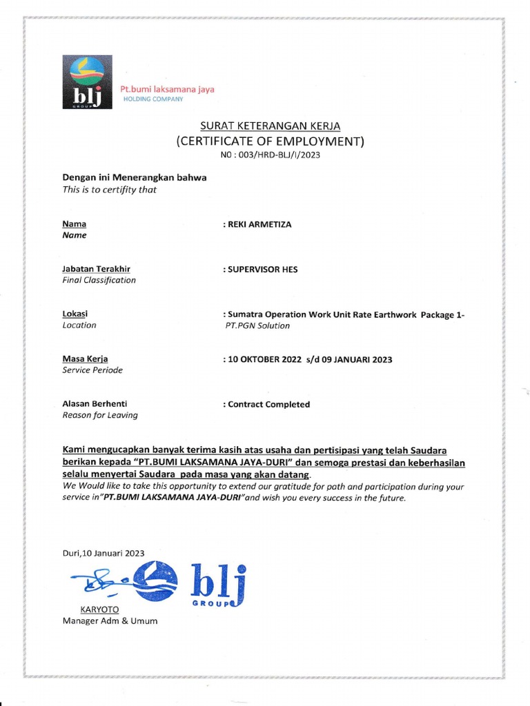 Rekomendasi - BLJ | PDF