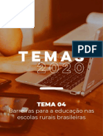 Barreiras para A Educação Nas Escolas Rurais Brasileiras