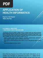 Application of Health Informatics