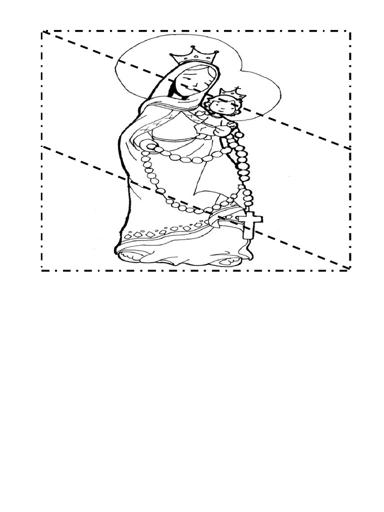 Rompecabezas virgen del Rosario PDF