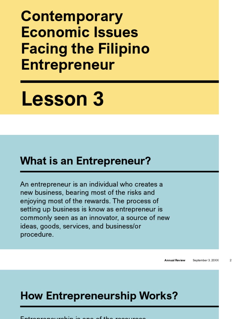 lesson-3-contemporary-economic-issues-facing-the-filipino-entrepreneur