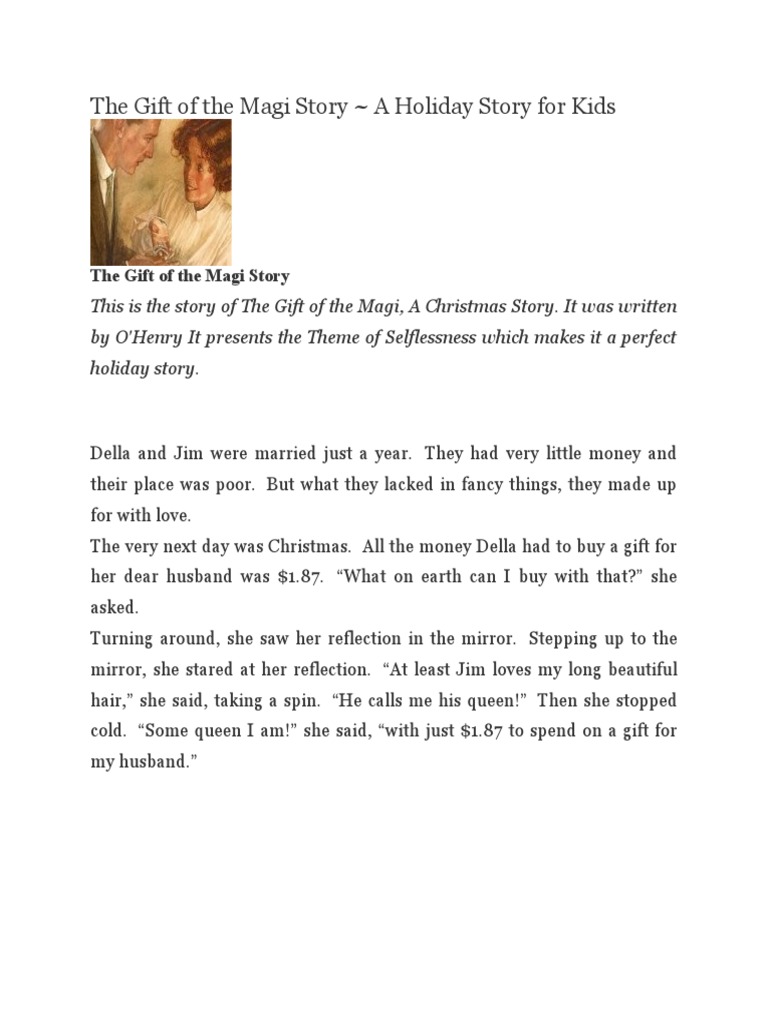 The gift of the magi story pdf
