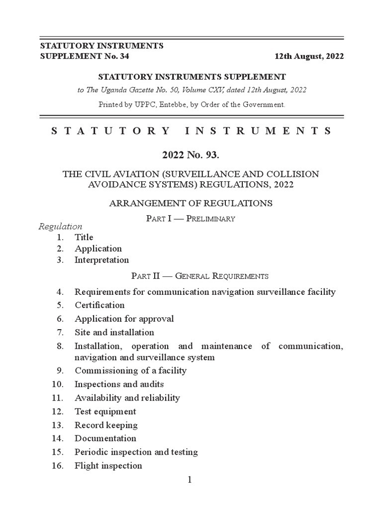 Surveillance Regulations 2022 PDF