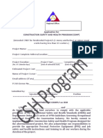 CSHP Application Form