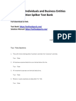 Taxation of Individuals and Business Entities 2013 4th Edition Spilker Test Bank Download