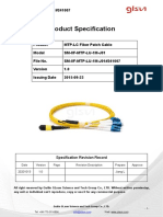Os2 SM 8 Fiber MTP Female To LC Upc 1m Fiber Optic Patch Cable Data Sheet 241007
