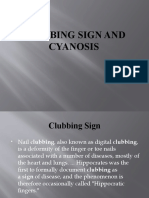 Clubbing Sign and Cyanosis