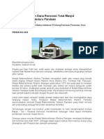 Proposal Bantuan Dana Renovasi Total Masjid Baiturrokhman Wedoro Pandaan