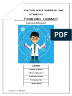Summer Vacation HW Grade 7-Chemistry