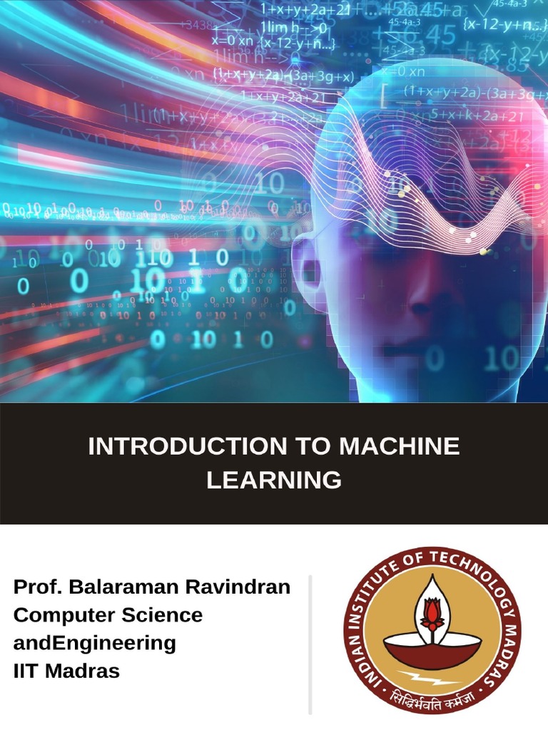 Introduction To Machine Learning Book | PDF