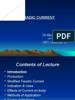 Faradic Current: DR - Shafaq Shahid DPT, Ms (Ompt)
