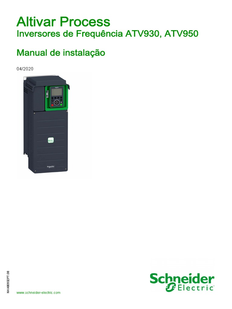 ATV930 950 Installation Manual PT NHA80932PT 08 | PDF