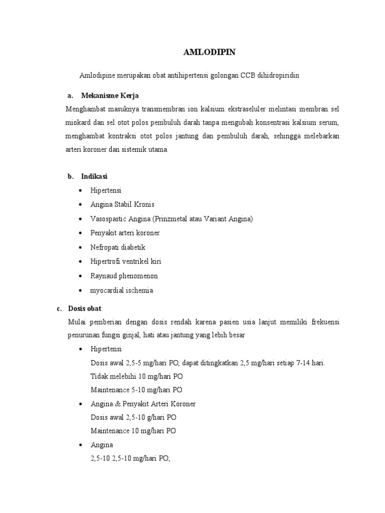 AMLODIPIN | PDF
