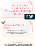 LESSON 2 KOMUNIKASYON - BARAYTI NG WIKA