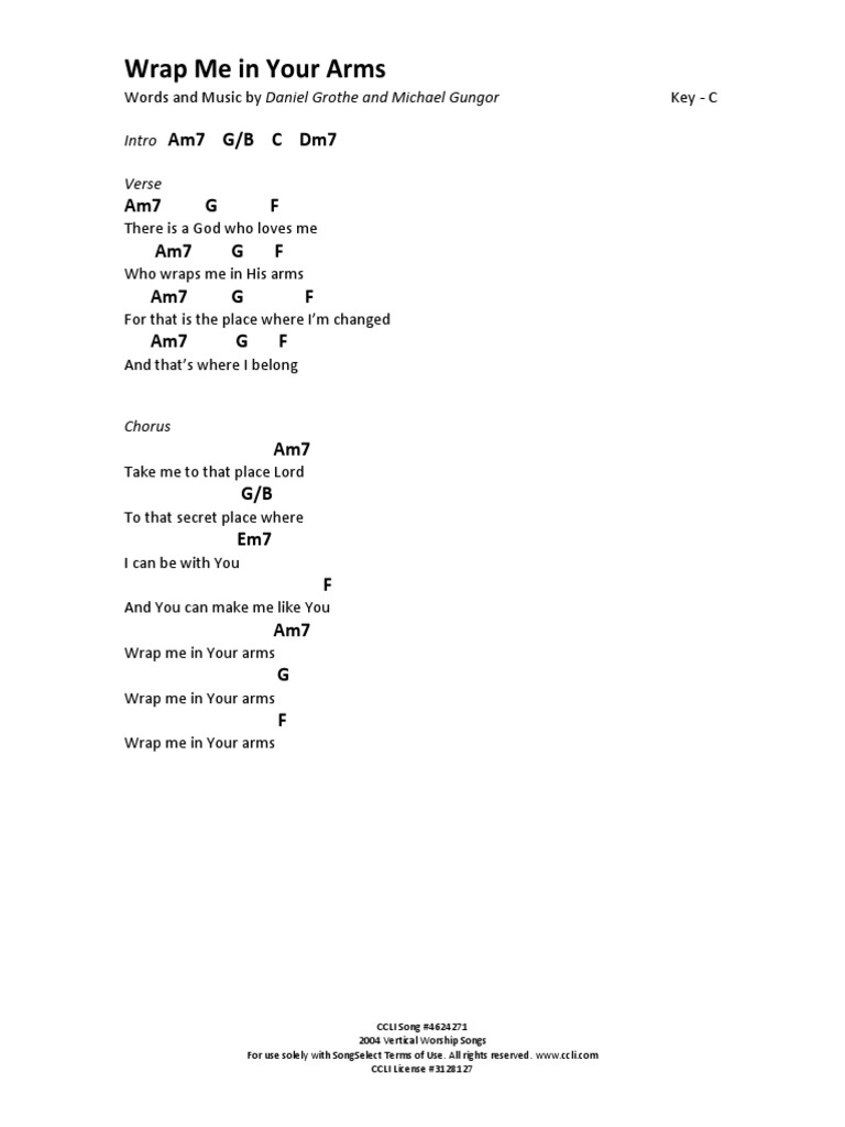 Wrap Me in Your Arms PDF