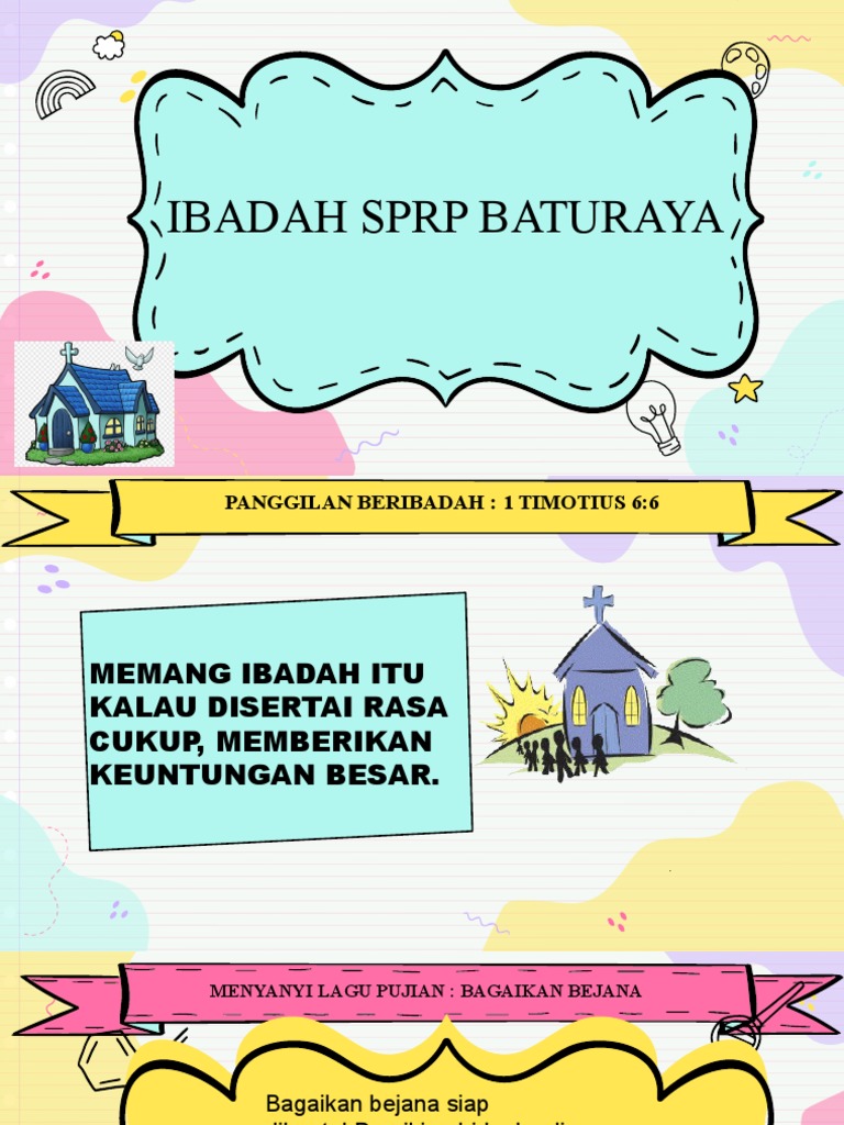 Ibadah SPRP Baturaya: Pujian dan Doa | PDF