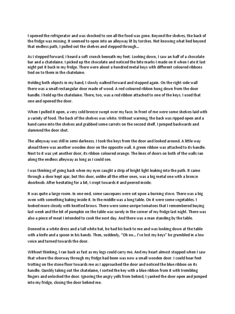 Short Story Draft No. 1 PDF