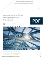 Internal Control - 5 Key Principles of COSO Framework - I.S. Partners