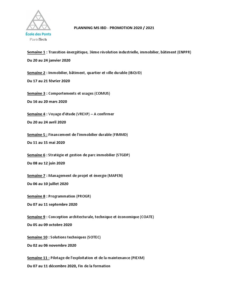 Programme Complet 2020 Ms Ibd | PDF | Art | Technologie et ingénierie