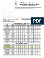 Params Inkjet A4 Especiais Word 2007