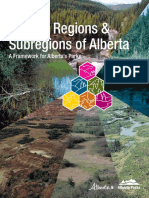 Natural Regions Subregions of Alberta A Framework For Albertas Parks Booklet
