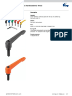 K0269 Datasheet 1046 Clamping Levers With Plastic Handle External Thread-En