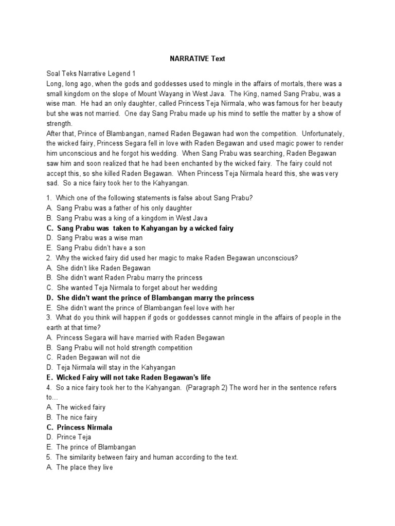 Narrative text pdf