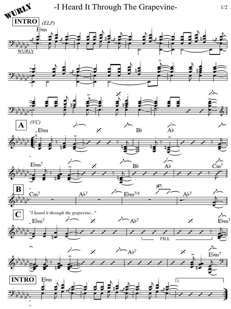 I Heard It Through The Grapevine | PDF