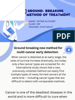 Ground-Breaking Method of Treatment: Name: Fatime Alyousif CLASS: 301 Teacher: Ayat Salat