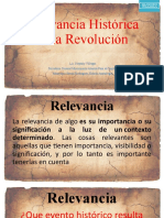 Relevancia Histórica de la Revolución