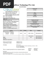 Cloudsteer Invoice - Addendum For 80 HR Support