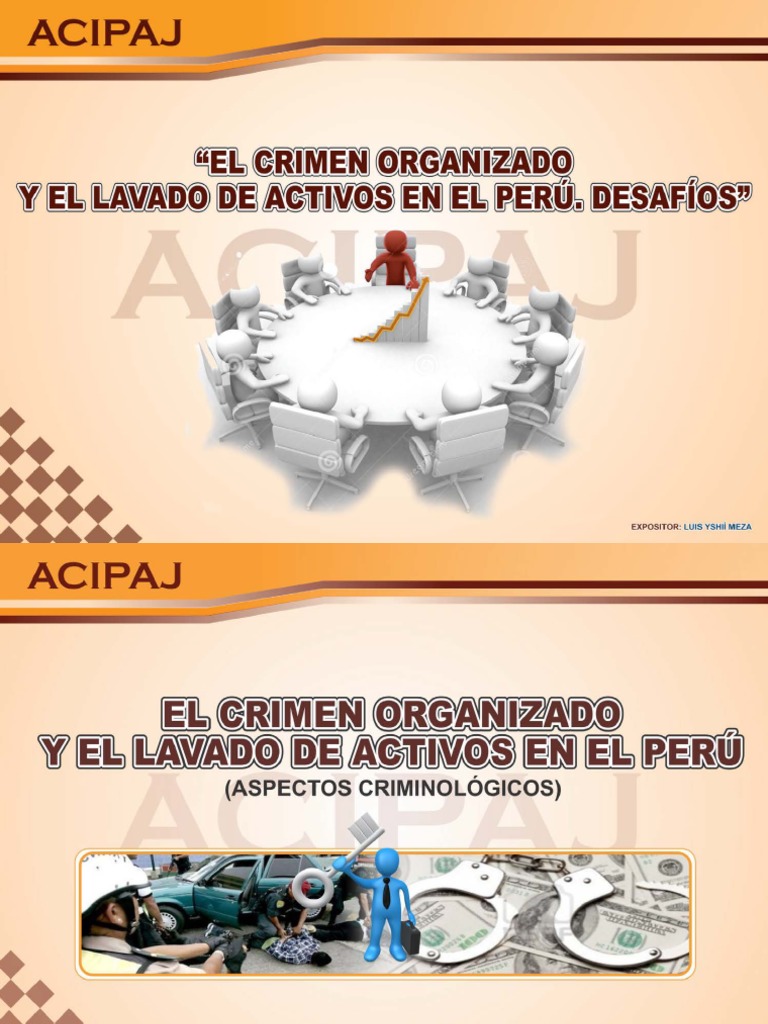 CRIMEN ORGANIZADO LAVADO DE ACTIVOS | PDF