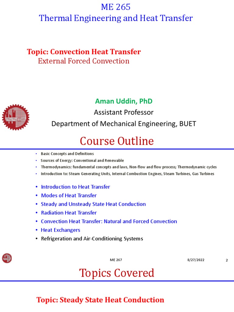 Convection Heat Transfer | PDF