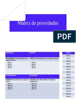 Matriz de Prioridades Ejemplo