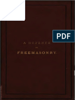 Adolph Woodford - A Defence of Freemasonry (1874)