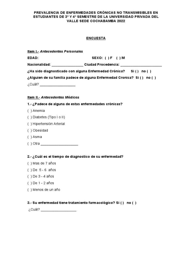 Encuesta Ecnt Metodo | PDF | Dieta | Las enfermedades no transmisibles